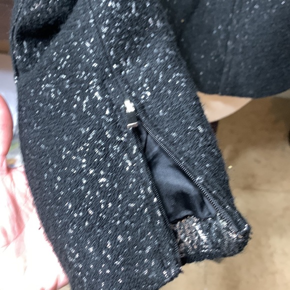 Jones New York Signature Petite Black & Silver Jacket Size 2P - Picture 5 of 8